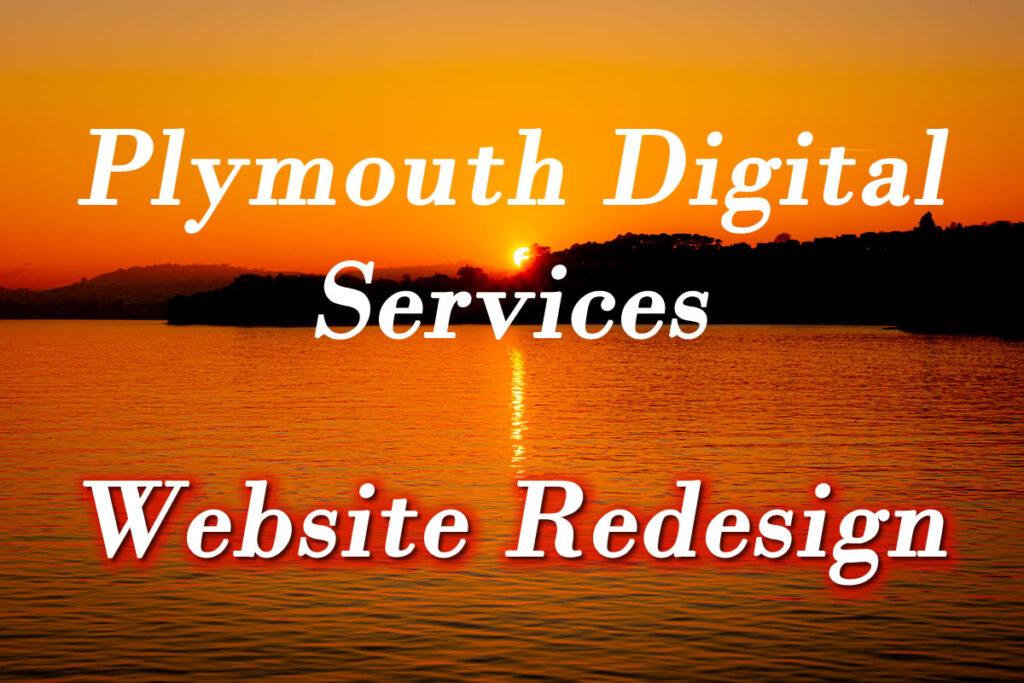 Website redesign planning in Plymouth for a small business site